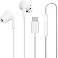 Xiaomi Type-C in-Ear Earphones with 12.4mm Drivers, HD Microphone, and IP54 Dust & Water Resistance (White)