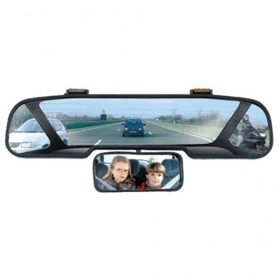 Genius Ideas Double Wide-Angle Rear View Mirror
