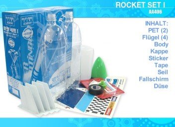 Preisvergleich Produktbild Academy 18552 - Wasserrakete Ersatzteilset I