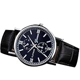 MOIKA Herren Armbanduhr, 2019 Armbanduhr Aus Quarz Armbanduhr Im Retro Design Lederarmband