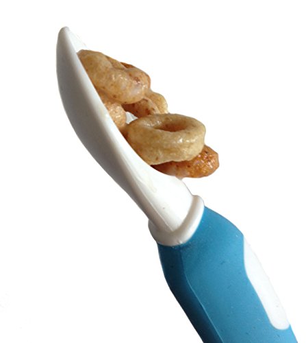 Baby & Kinder Besteckset, Mini Gabel und Löffel-Set, – Einzigartiges Trainingsbesteck. Löffel & Gabel im Smart-Design, das nachweislich beim Übergang vom Essen mit Händen zur Nutzung von Besteck hilft. „me-feed-me“ Baby Besteck von Salmon Luke - 3