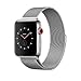 Produktbild Apple Watch Series 3, 42 mm, GPS + Cellular, Edelstahl Gehäuse, Silber mit Milanese-Armband, Silber, 2017