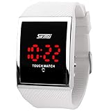 Easy Go Shopping Mode Outdoor Sports Persönlichkeit Kreative Männliche und Weibliche Studenten Neutral Kinder Wasserdichte Elektronische Uhr (Color : 5)