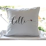 Kissen mit Namen 40x40 cm Geschenk Freundin Tochter Schwester