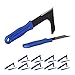 Produktbild Relaxdays 20 x Fugenkratzer, Geschliffene Klingen, Ergonomisch, Unkraut & Moos entfernen, Stahl, PVC, Fugenmesser, Blau/Schwarz