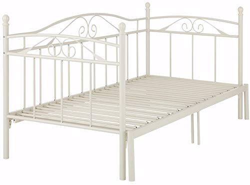 Loft24 Florenz Metallbett 90x200 cm Tagesbett ausziehbar auf 180x200 cm ...