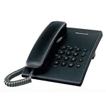 Panasonic Single Line KX-TS500MXBD Corded Phone (Black)