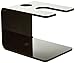 Executive Shaving Black Acrylic Universal Brush and Razor Stand