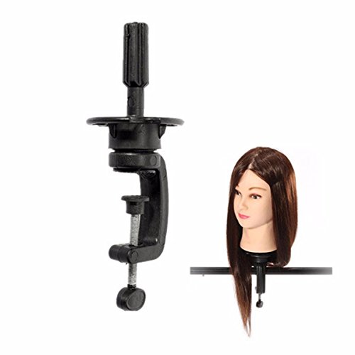 Luckyfine Cosmetology Mannequin Tranning Head Wig Holder Stand Desk Table Clamp Clip