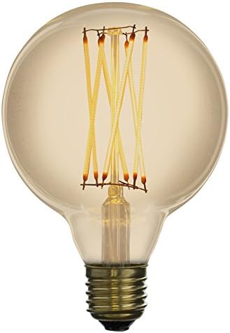 Zen lzg2041 a Decorative LED Filament Bulb LED 4 W E27 Amber Glass