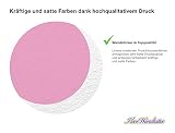 I-love-Wandtattoo WAS-10093 Kinderzimmer Wandsticker Set „Rosa Kreise für Mädchen“ 60 Stück zum Kleben Wandtattoo Wandaufkleber Sticker Wanddeko - 2