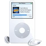 Apple iPod Classic, 5th Gen, 80GB - White (Renewed)