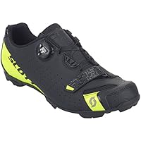 SCOTT MTB Comp Boa Zapatillas de ciclismo, negro y amarillo, 2018, matt black/sulphur yellow, 42