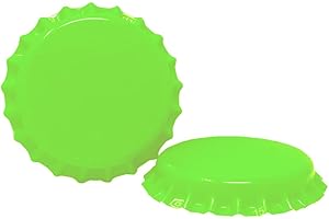 HUGSTER Crown Cap Metal Bottle Tops (26mm-Daraform Liner) Home Brew Beer Bottle - (Various) (Lime, 150)