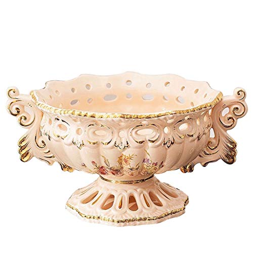 Preisvergleich Produktbild AOEHTRAY Europäische Obstschale Wohnzimmer Keramik Obstteller Wohnaccessoires Restaurant Couchtisch Praktische Dekoration