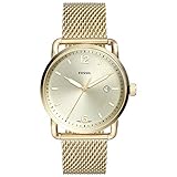 Fossil Herren Analog Quarz Uhr mit Edelstahl Armband FS5420