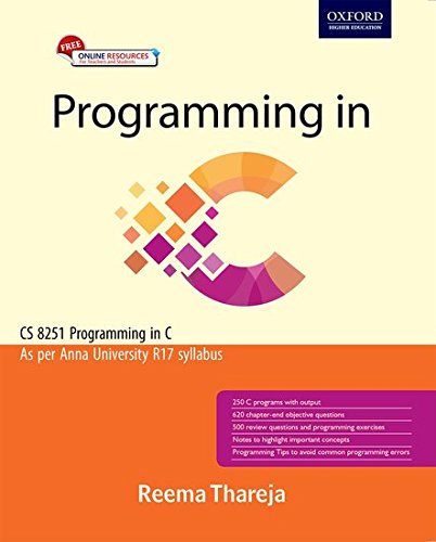 Buy Programming in C: As per Anna University R17 Syllabus Book Online ...