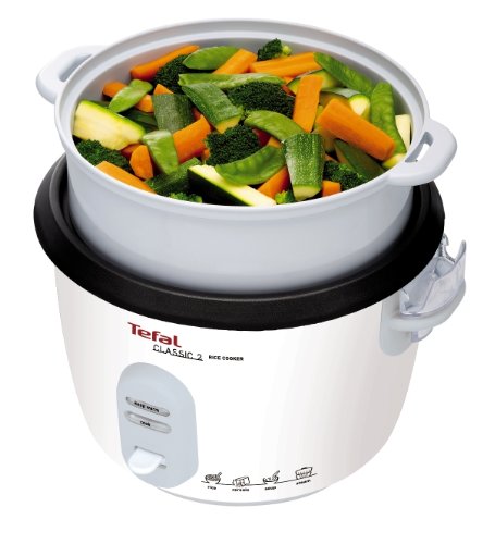 Tefal RK1011 Reiskocher mit Dampfgareinsatz, weiß - 5