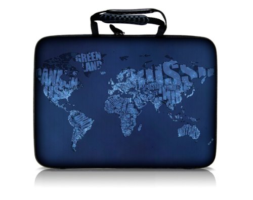 Sidorenko Designer Notebooktasche Hardcase Größe 39cm von 15" bis 15,6" Zoll