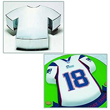 Euro Tins Molde Especial para Tartas en Forma de Camiseta DE FÚTBOL - Fiesta de cumpleaños Infantil - 28 x 35 cm