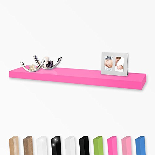 Wandboard, Wandregal, Steckboard, in verschiedenen Farben und Längen, Länge:60cm, Farbe:Sonoma - 5