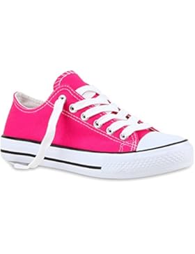 Sportliche Damen Sneakers Metallic Schuhe Schnürer Sneaker Low Spitze Turnschuhe Blumen Denim Stoffschuhe Flats...