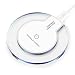 Produktbild Lanspo Fast Wireless Charger,Klare Qi Wireless Ladegerät Lade Pad für Samsung Galaxy Note 8 Lanspo (White)