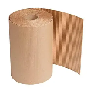 MARC Brown packing Cardboard Roll, Corrugated roll 5M X 25 Inch 160 GSM