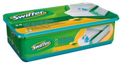 Preisvergleich Produktbild Swiffer Feuchte Boden-Reinigungstücher, Nachfüll-Pack - 24St.