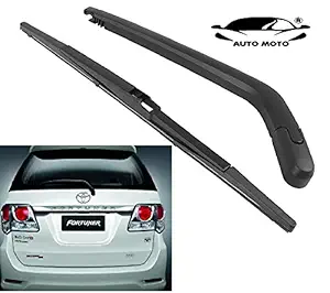 AUTOTMOTO High Performance Rear Wiper Blade and Arm Compatible for Toyota New Fortuner All Models (Set of 2)
