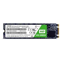 WD Green SSD 120 GB Festplatte SATA 6Gb/s,  bis zu 540 MB/S Lese- und 430 MB/s Schreibgeschwindigkeit, M2 2280 WDS120G1G0B