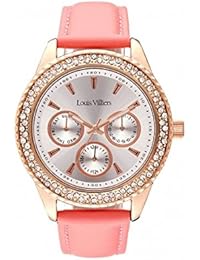 Reloj mujer Louis Villiers en acero blanco 41 mm lv2079