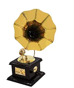 DECORVAIZ Handmade Vintage Dummy Gramophone Only for Home Decor