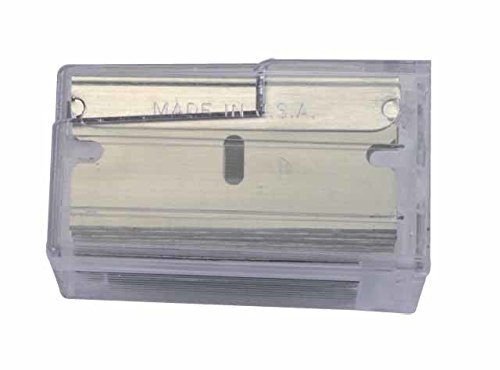 Stanley Professioneller Glasschaber, robuster Halter aus rostfreiem Edelstahl, fixierbare Klinge, 1 Stück, 0-28-500 - 2