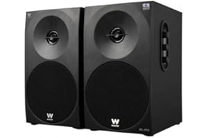 Woxter Dynamic Line Dl-410 BT - Altoparlanti Stereo 2.0 (potenza 150W, BLUETOOTH, Legno, Woofer da 4", 2 tweeter, 3.5 mm, RCA, Bass Reflex di controllo (volume, acuti, bassi), Nero