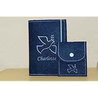 Gotteslobhülle und Rosenkranztasche mit individueller Bestickung