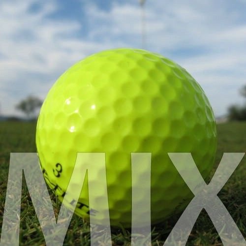 50 GELBE MIX LAKEBALLS / GOLFBÄLLE - QUALITÄT AAA / AA