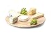 Produktbild Continenta Drehplatte aus Gummibaumholz, Servierplatte, Drehbrett, Drehteller, Käseplatte, Größe: Ø 46 x 3,5 cm