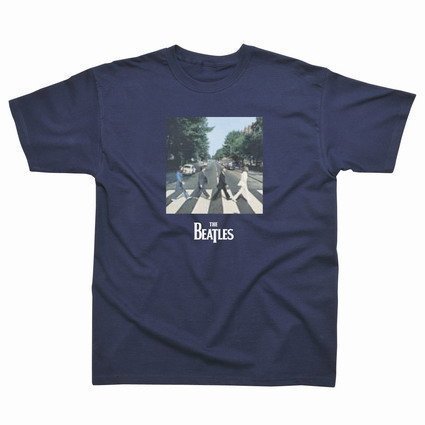 Preisvergleich Produktbild Spike Kinder T-Shirt The Beatles "Abbey Road", navyblau, Gr. 128