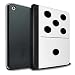 Produktbild Stuff4® PU-Leder Hülle/Case/Brieftasche für Apple iPad 9.7 (2017) Tablet/Weiß Kachel 5/1 Muster/Domino/Dominos Kollektion