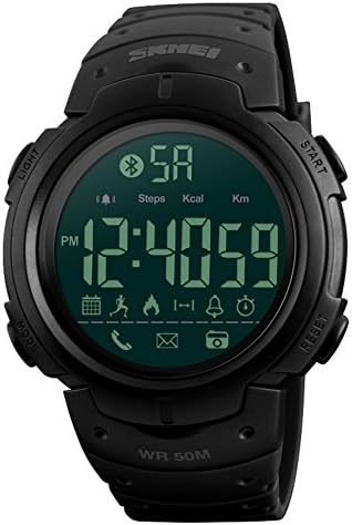 Men's Smartwatches,Chronograph stopwatch 50m waterproof [movement] Outdoor Running Timing Alarm clock Luminous Multifunction Adult watch Digital watches-B