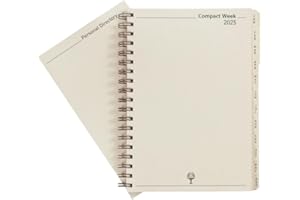 Collins Elite 1150R-25 - Agenda 2025 per agenda aziendale, visualizzazione settimanale, compatta, ricarica per agenda professionale con carta di lusso