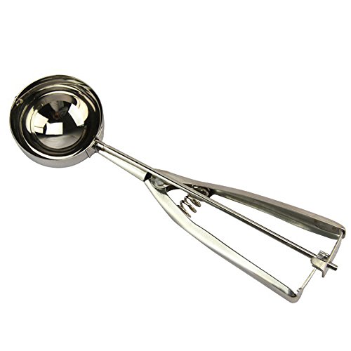 Ecloud Shop® Edelstahl Eiscreme Löffel Eiscreme Schaufel Edelstahl Löffel (groß) - 2