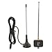 Produktbild LS @General Micro DVB-T / DVB-T2 Wireless Verstärker Free Video Receiver / Multi-Directional Receiver / Portable Indoor / Outdoor Mini Mini Portable Mini Digital TV Antenne / Netzteil Mobile USB / Analog Stereo Tuner / Auto Radio / Android Smartphone Tablet PC (schwarz)