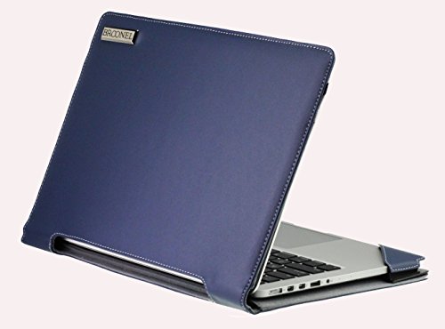 Broonel London – Profile Series – Luxus-Laptop aus blau Leder für Dell Chromebook 13 2017 - 3