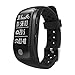 Produktbild TYWZF Fitness-Tracker Pulsmesser GPS Schrittzähler Bluetooth4.0 IP68 Wasserdichte Schwimmen Gesunde Schlaf-Überwachung Für Ios Android Phone,Black