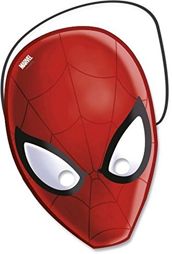 Procos 10108574B – Kinderpartyset – Ultimate Spiderman – Web Warriors, Größe XL, 72-teilig - 12