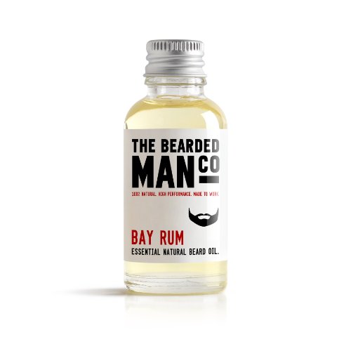 Bay Rum The Bearded Man Co Beard Oil Conditioner Mustache Male Grooming 30ml Bigger Size