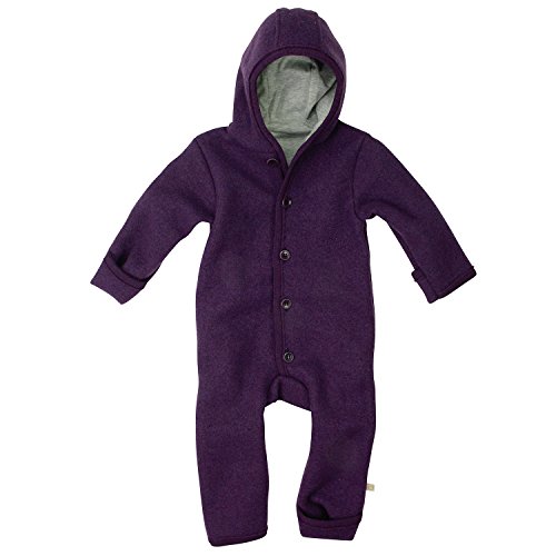 Disana 361XXXX - Walk-Overall Wolle , Pflaume, 74/80 6-12 Monate