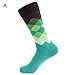 Produktbild EUZeo 1 paar Geometrische Muster Lange Socken Herren Damen Mode Sportsocken Bunt Gemusterte Arbeitssocken